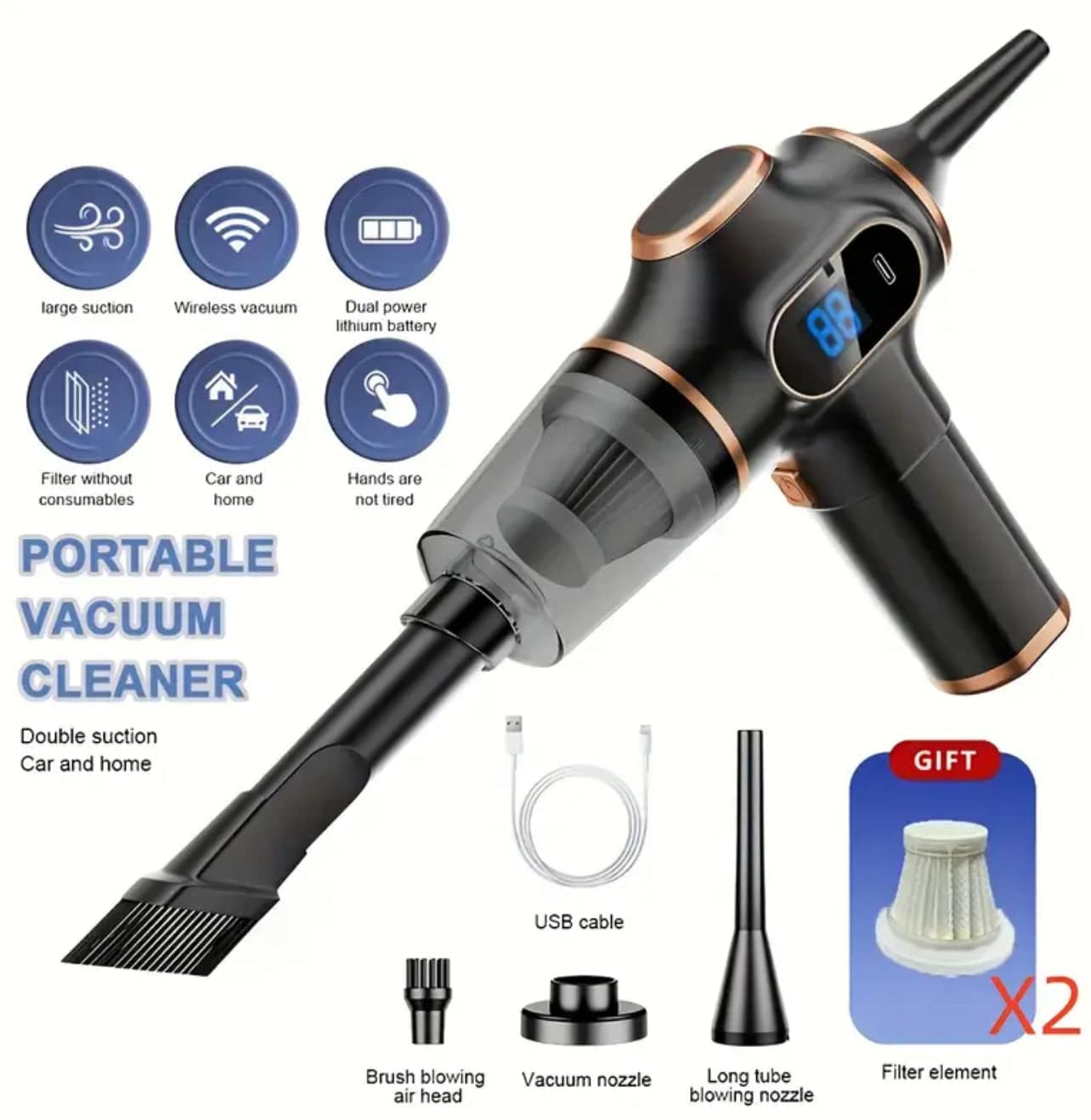 SmartAspirator™ – The Ultimate 3-in-1 Portable Vacuum - SmartAspirator